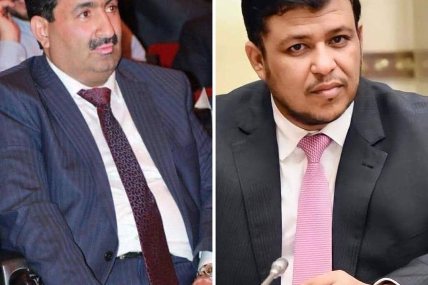 نائب رئيس مجلس القيادة الدكتور عبدالله العليمي يعزي في وفاة نجل الشيخ حسين بن ناصر الشريف