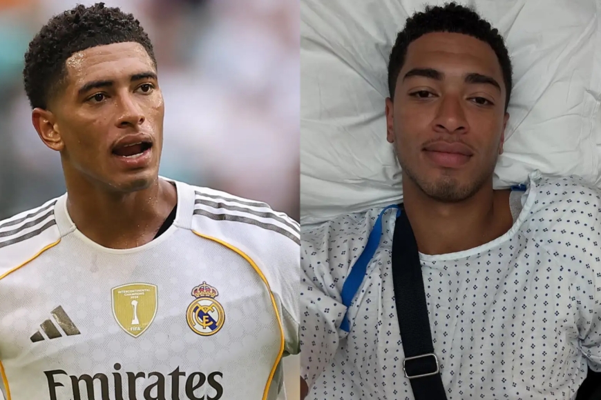 بيلينجهام يخضع لجراحة ناجحة ويغيب 3 أشهر عن ريال مدريد