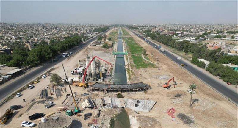 وزارة الإعمار تعلن خطة لصيانة طريق قناة الجيش بتصاميم هندسية جديدة