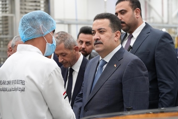 السوداني يؤكد دعم الحكومة لتطوير القطاع الصناعي وخفض نسبة البطالة