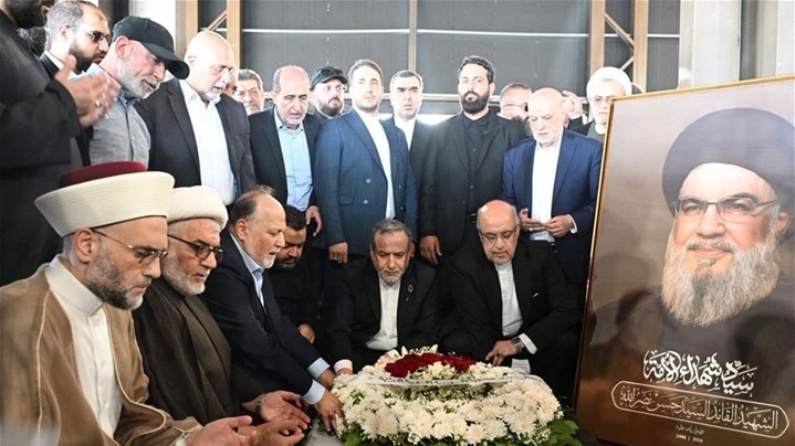عراقجي يوجه رسالة لإسرائيل من أمام ضريح الشهيد حسن نصر الله