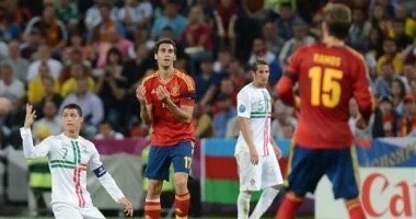 إسبانيا والبرتغال في صراع على عرش أوروبا اليوم
