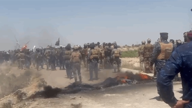 قطعات امنية في محافظة البصرة تتعرض لهجوم خلال عمليات إزالة التجاوز على المياه