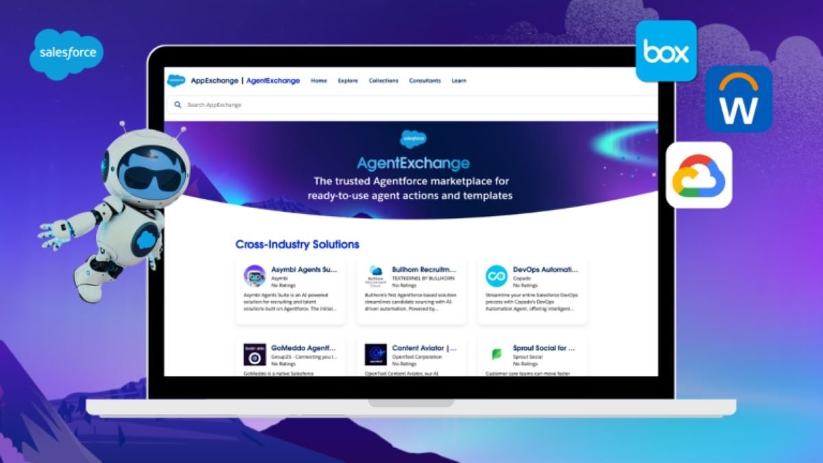 Salesforce Launches AgentExchange For Digital Labour Market