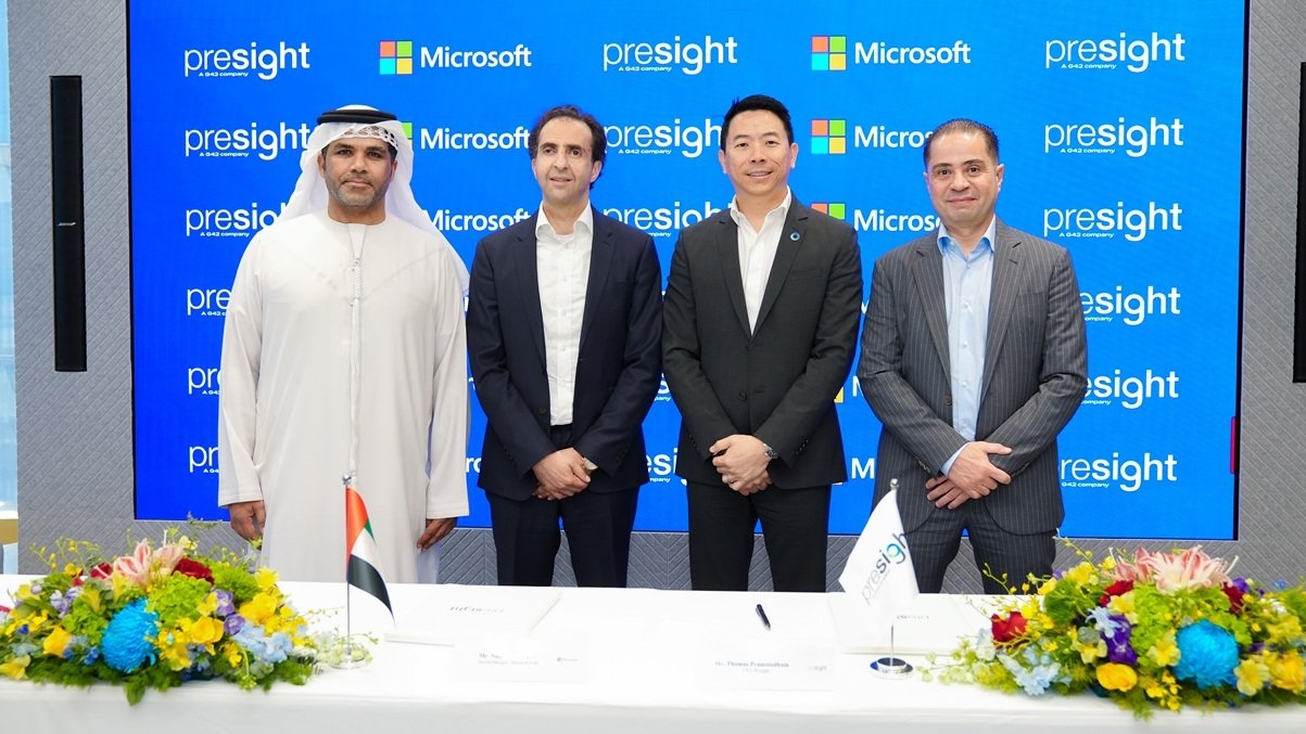 Presight and Microsoft to Nurture Next Generation of AI Startups