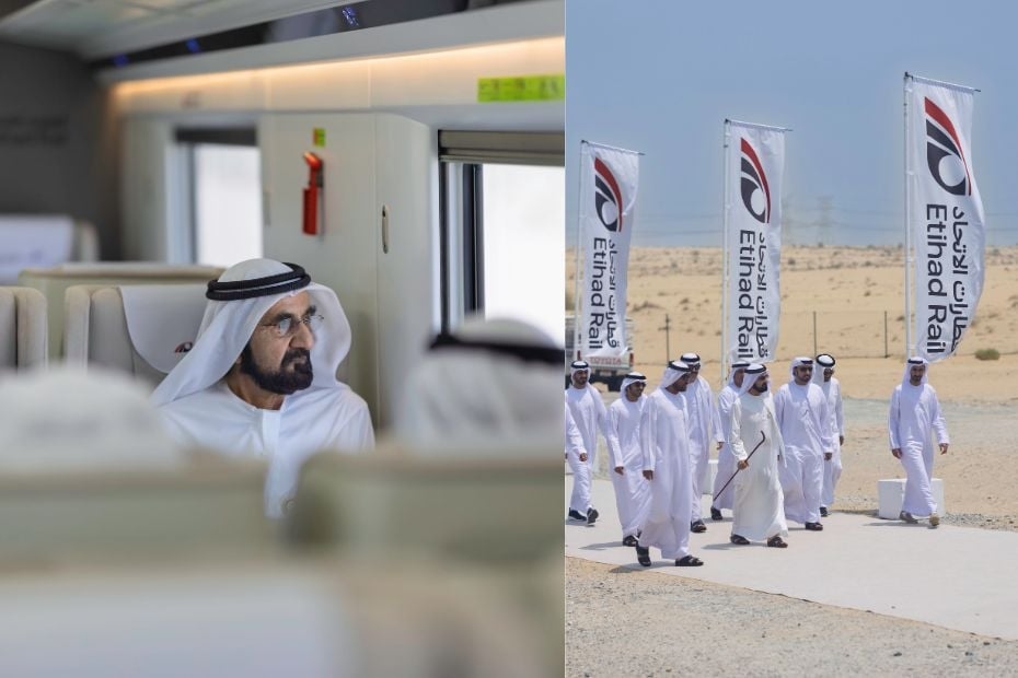 Dubai to Fujairah: Sheikh Mohammed rides Etihad Rail ahead of 2026 launch