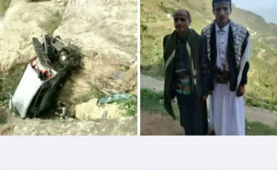 انزلاق مميت في وقيع النسور.. حادث مروري يودي بحياة أب و أبنه بالمحويت