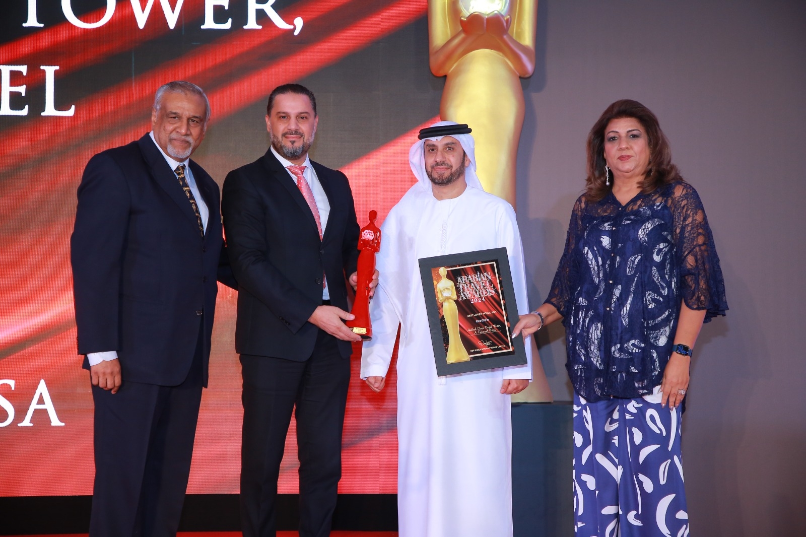 Makkah Clock Royal Tower won the title of ‘Best luxury hotel, KSA' at the Arabian Travel Awards 2024