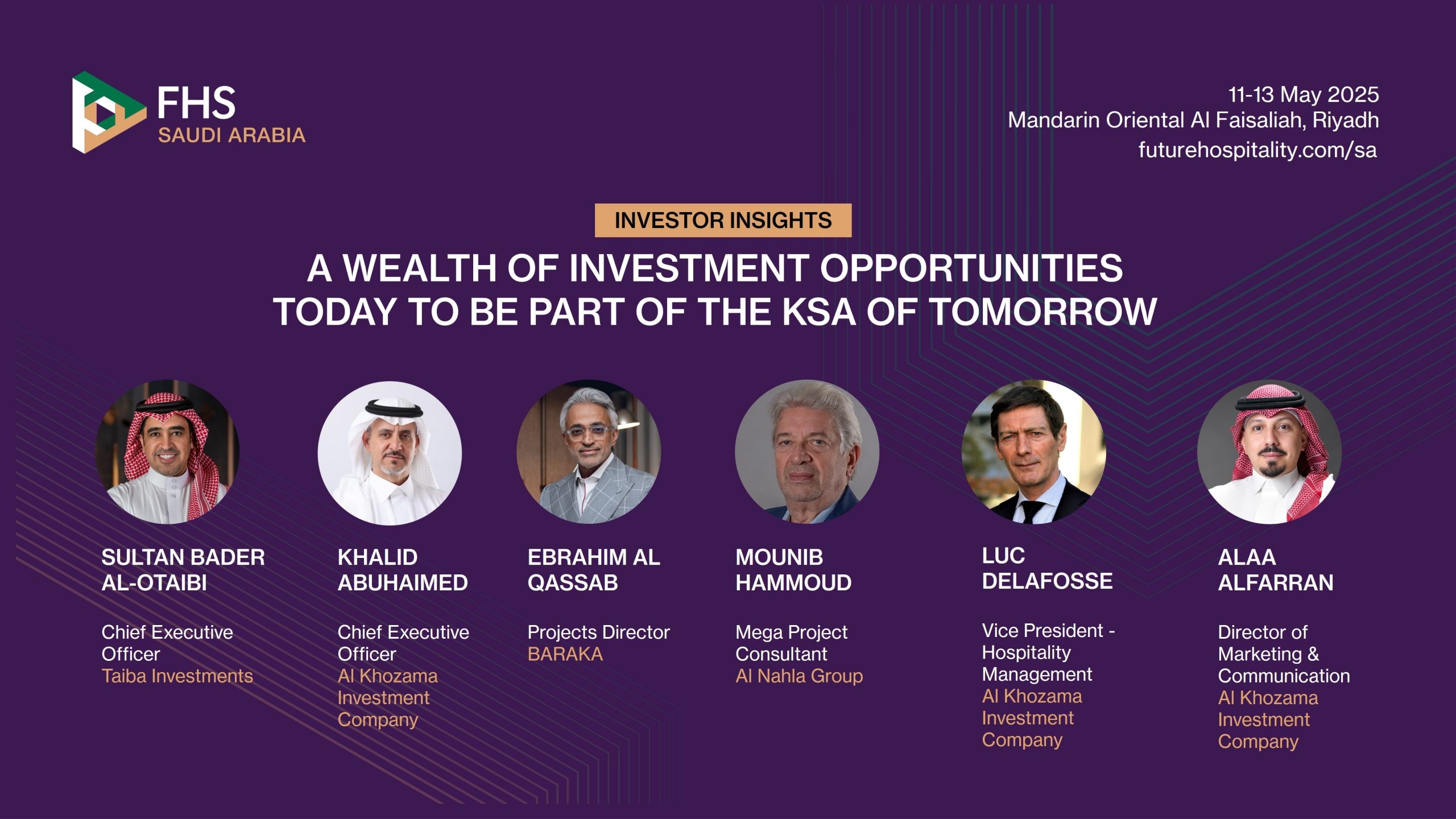 Over 300 investors expected at Future Hospitality Summit KSA