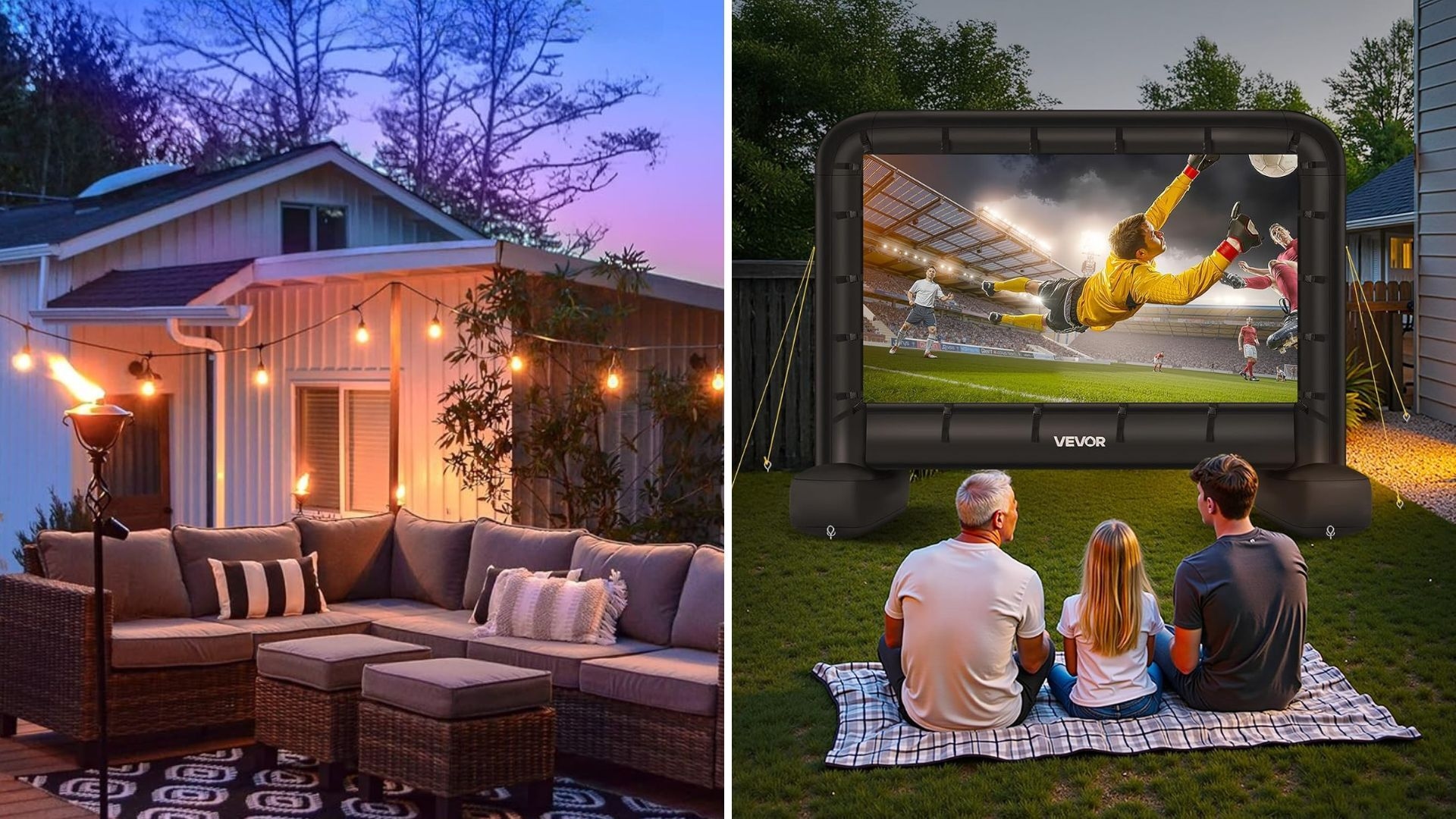 Here's Everything You Need for A Backyard Movie Night