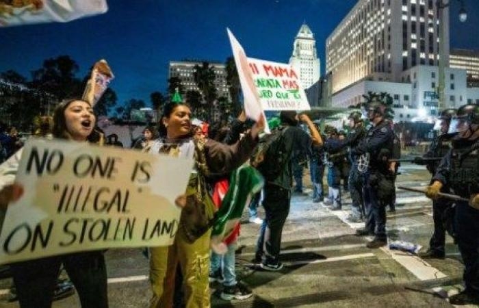 أخبار مصر : اليوم الثالث من الاحتجاجات في لوس أنجلوس.. اعتقال العشرات بعد اشتباكات مع الشرطة