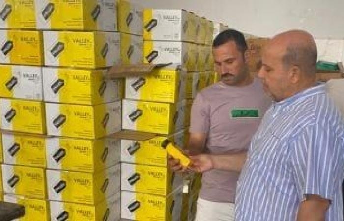 محافظات : ضبط 86 ألف لتر سولار و36 ألف عبوة زيوت و7.5 طن بوليمر مجهول بالمنطقة الصناعية بجمصة
