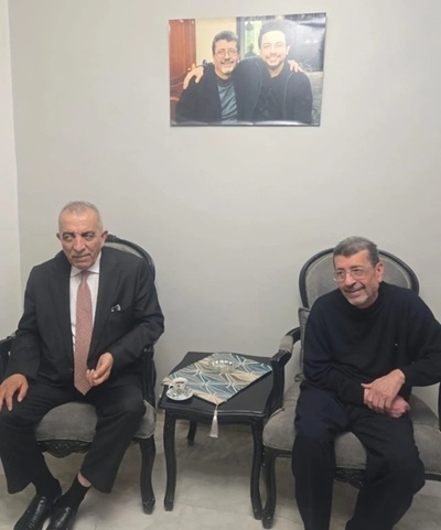 الرواشدة يزور الفنان ربيع شهاب ويلتقي العبداللات تحضيرًا لجرش