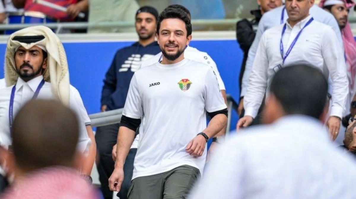 ولي العهد تعليقًا على هدف أردني في مرمى برشلونة: بطل يا يزن