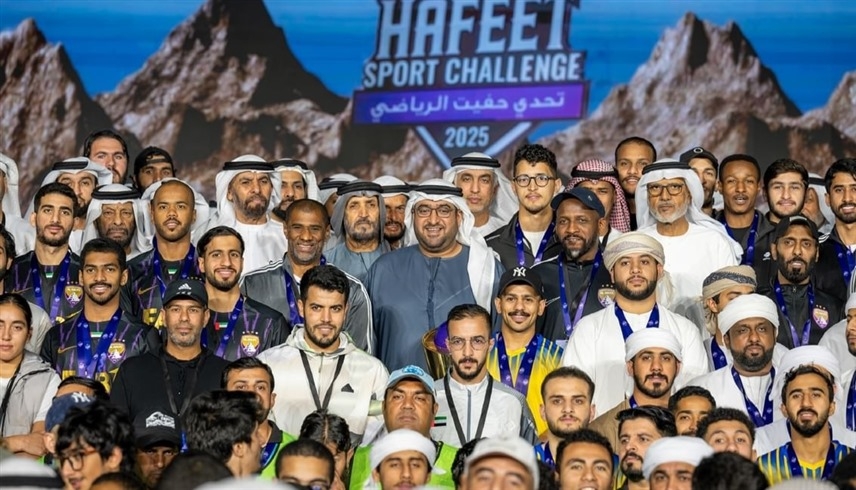 محمد بن حمدان بن زايد يتوج الفائزين في "تحدي حفيت الرياضي"