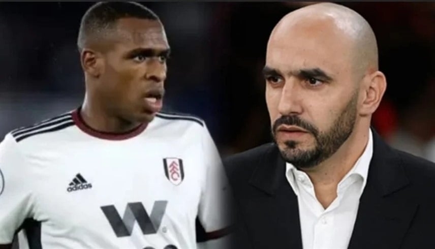 سجال قوي بين وليد الركراكي ومدافع فولهام