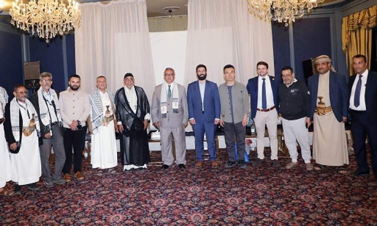 بن حبتور يلتقي رؤساء الوفود العربية والأجنبية المشاركين في مؤتمر فلسطين الثالث