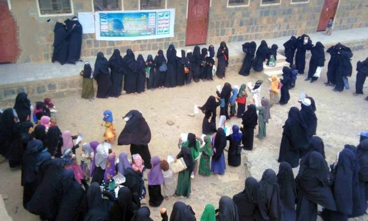 فعاليات للهيئة النسائية في حجة بذكرى الصرخة ووقفات تضامنية مع غزة