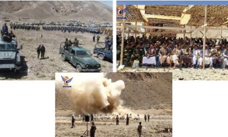 جسدت الجاهزية الأمنية واليقظة العالية.. عرض عسكري ومناورة قتالية بذمار