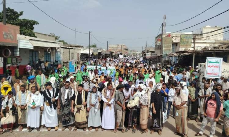مسيرات كبرى في مديريات الحديدة بذكرى استشهاد الإمام الحسين