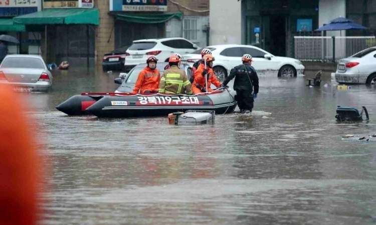 كوريا الجنوبية.. ارتفاع حصيلة ضحايا الأمطار الغزيرة إلى 14 شخصا