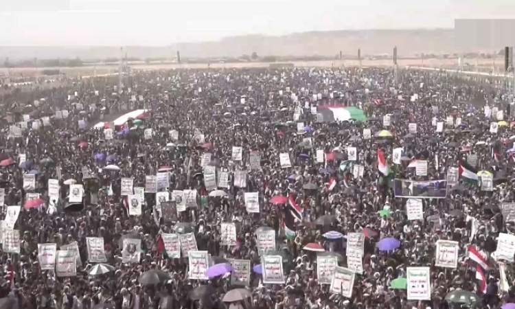 39 مسيرة في صعدة تندد بجرائم التجويع في غزة