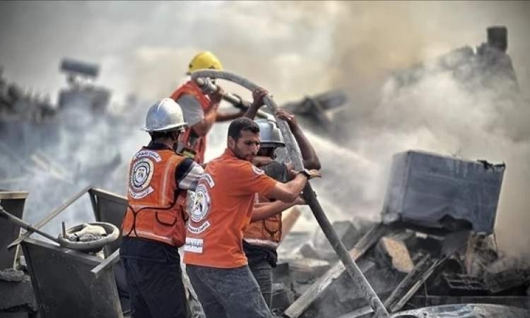 ارتفاع شهداء الدفاع المدني في قطاع غزة إلى 137 شهيدا
