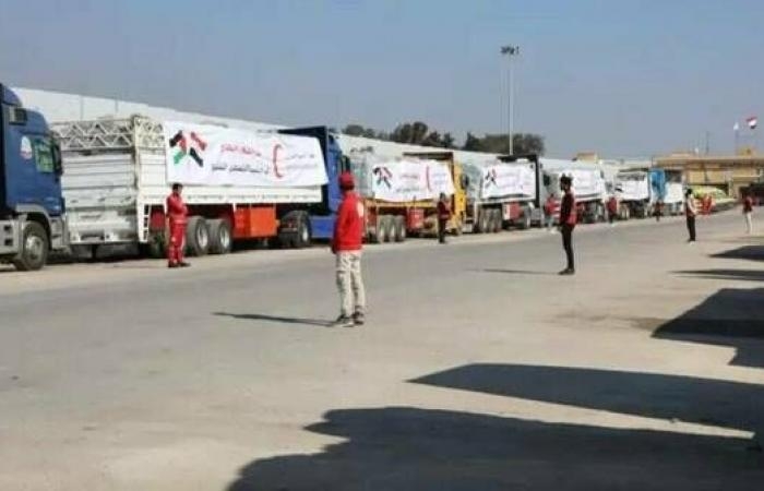 جيش الاحتلال يعلن إدخال 5 شاحنات مساعدات إلى غزة.. والأمم المتحدة: ما تم لا يكفي