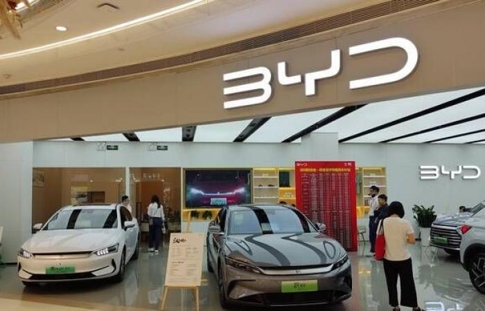 "بي واي دي" تحقق أفضل مبيعات شهرية في 2025