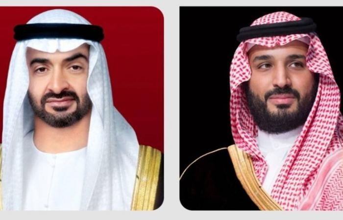ولي العهد يتلقى اتصالا من رئيس الإمارات