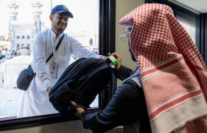 "شؤون الحرمين" تُعلن توفير خدمة حفظ الأمتعة للحجاج