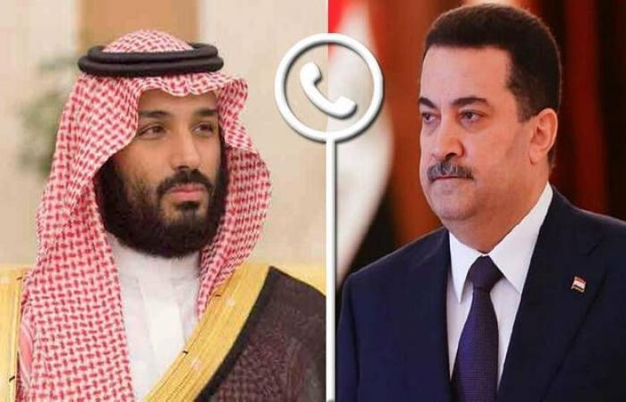 رئيس الوزراء العراقي وولي العهد يبحثان تطورات غزة وإيران