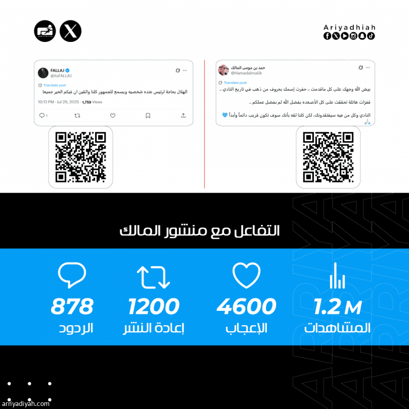 اخبار الهلال السعودي : «لا تعادي الجمهور.. خذ الراية وانطلق.. رجّع هيبة الهلال»