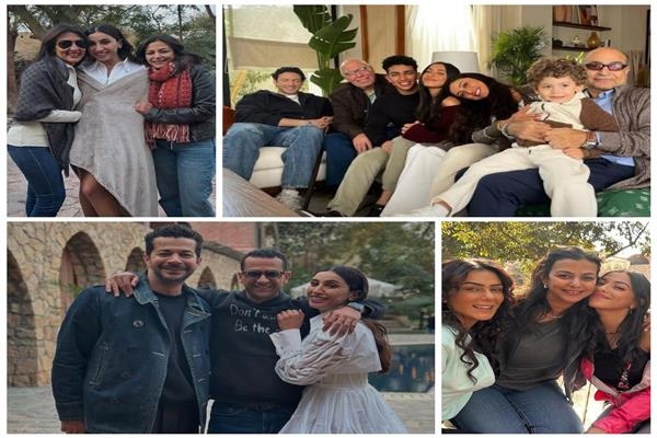 نجوم «كامل العدد 3» يحتفلون بانتهاء التصوير