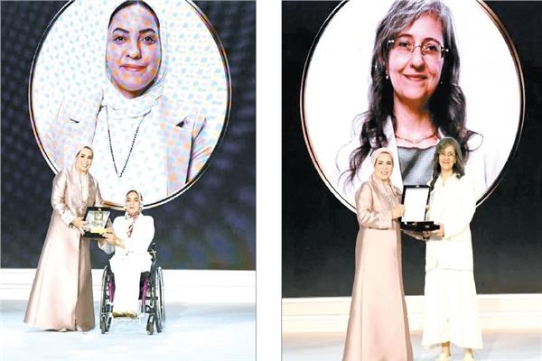 فى احتفالية «المرأة المصرية أيقونة النجاح» .. قرينة الرئيس تكرّم المُلهمات