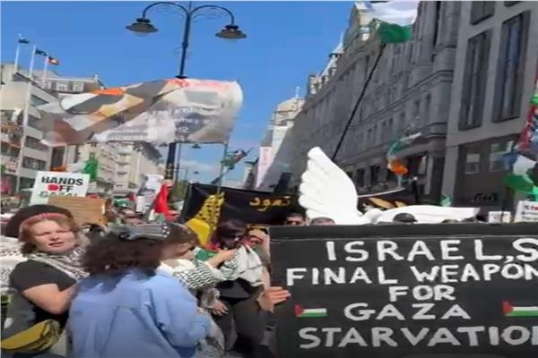 مظاهرات ضخمة في بريطانيا في ذكرى النكبة دعما للشعب الفلسطيني