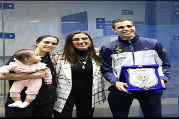 آمنة الطرابلسي تودع علي فرج برسالة مؤثرة بعد اعتزاله الإسكواش رسميا