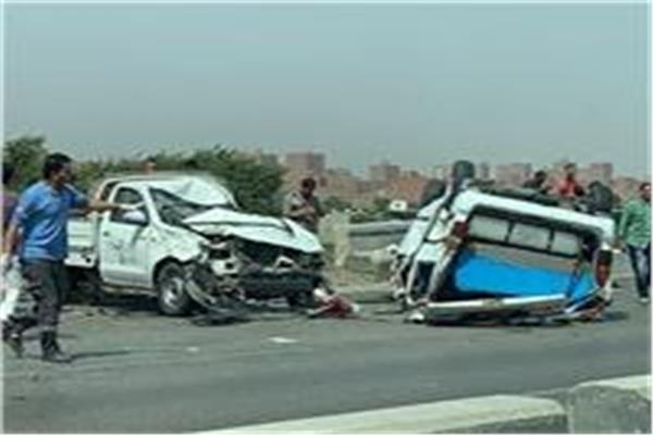 مصرع 3 أشخاص في حادث تصادم بكفر الشيخ