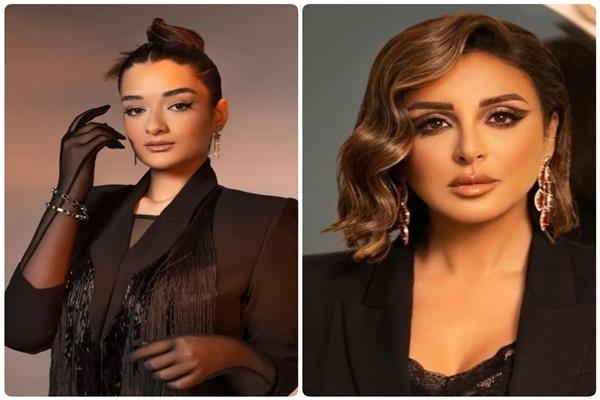 ملك زاهر تتلقى رسالة دعم من أنغام بعد أزمتها الصحية