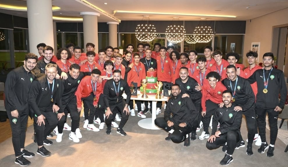 الجامعة تحتفي بمكونات المنتخب المتوج بكأس افريقيا لأقل من 17 سنة