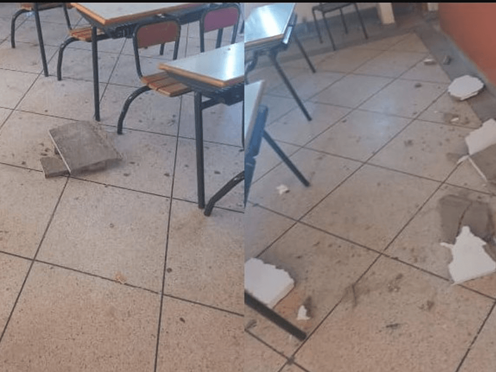 بين 'مدارس الريادة' وسقوف تنهار على التلاميذ.. حادثة خطيرة تهز مدرسة بالناظور