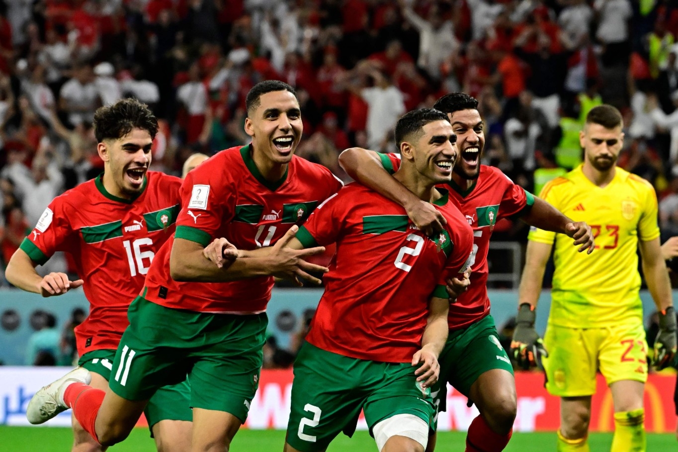 منتخب المغرب على أعتاب المجد بعد هزيمة المنتخب الألماني