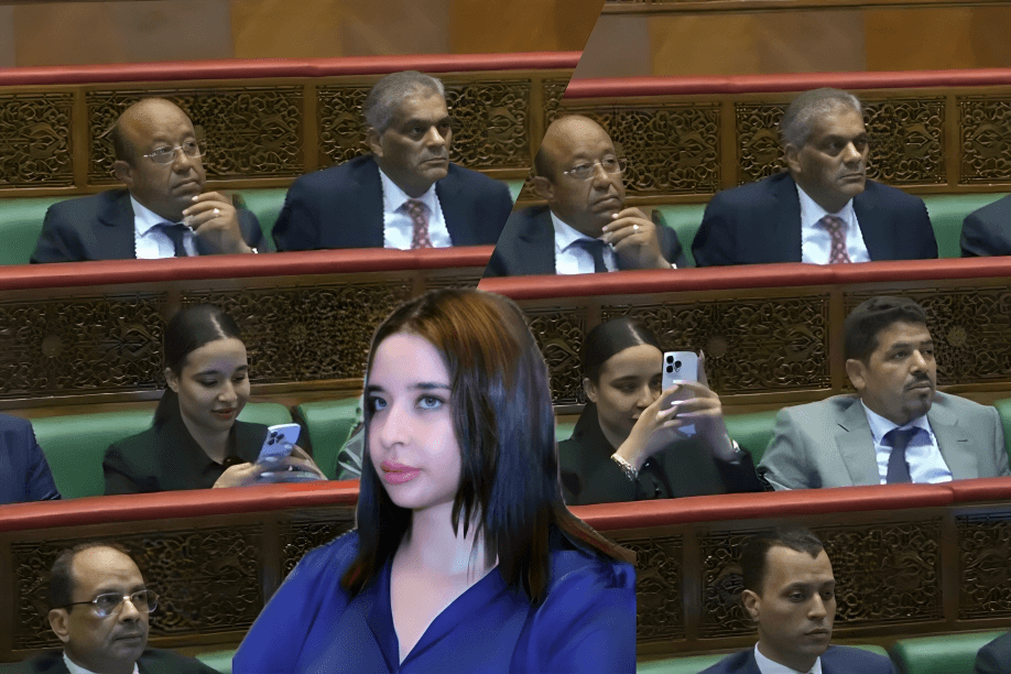 'ستوري' داخل البرلمان.. برلمانية تنشغل بهاتفها خلال جلسة مساءلة رئيس الحكومة