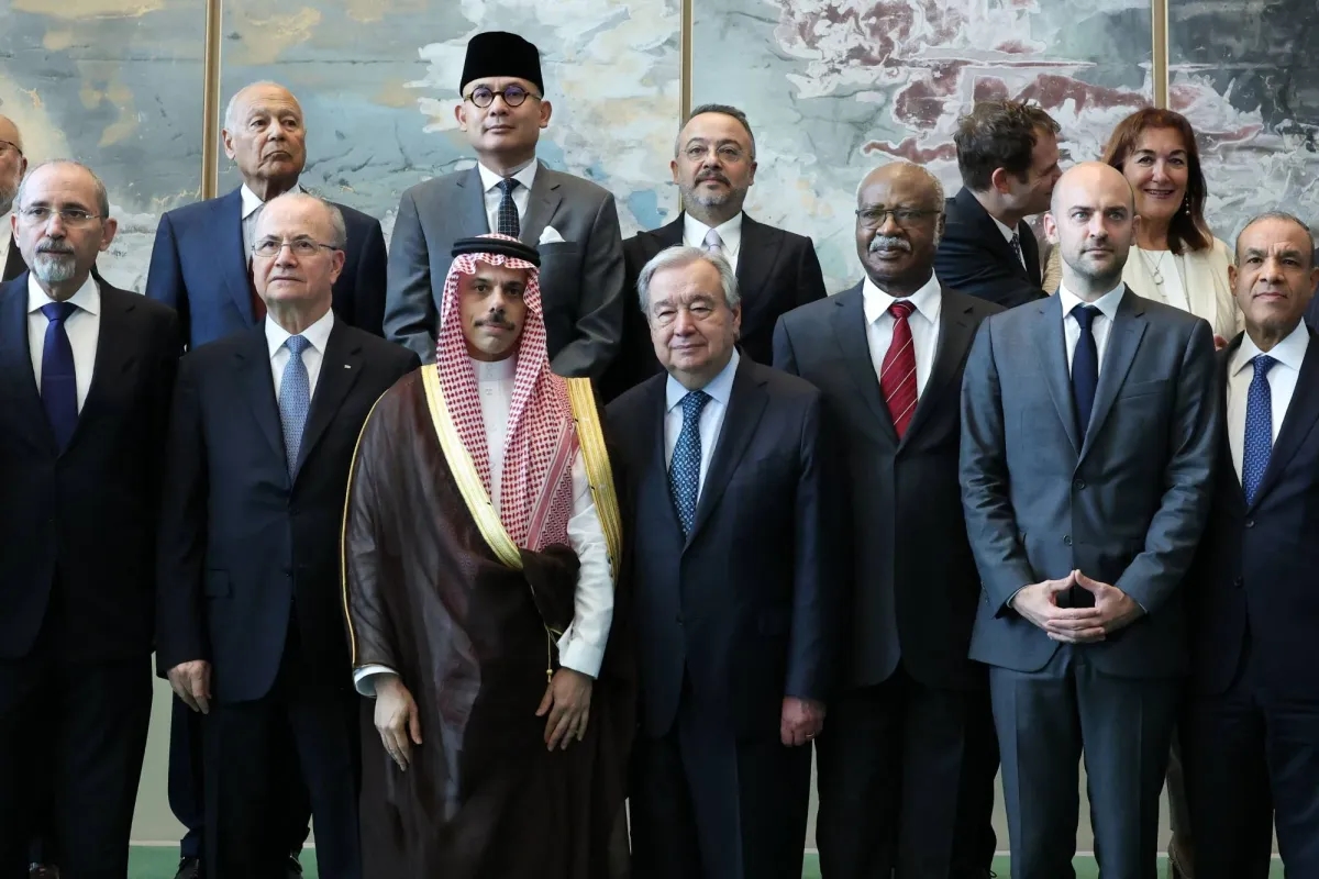 بن فرحان يدعو الدول الأعضاء في الأمم المتحدة إلى تأييد الوثيقة الختامية لمؤتمر نيويورك