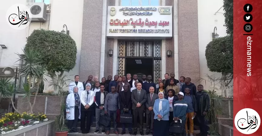 وقاية النباتات يستقبل وفدا لتعزيز التعاون العلمي بين مصر ودول القارة الإفريقية