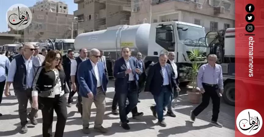 رئيس الوزراء يتفقد محطة مياه المرشحة التشيكي بحي شرق أسيوط واصطفاف المعدات