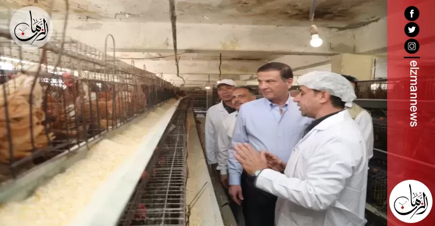 وزير الزراعة ومحافظ الشرقية يتفقدان مشروعات الإصلاح