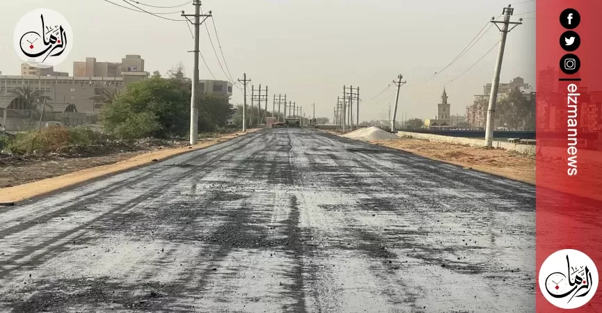 محافظ الغربية يتابع أعمال رصف كورنيش المحلة