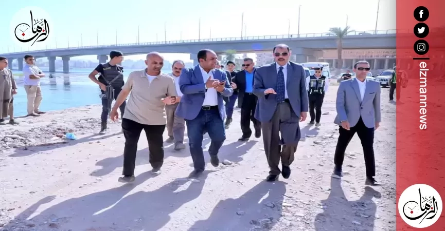 محافظ سوهاج يتفقد المرحلة الثانية من كورنيش أخميم بطول 3 كيلومتر