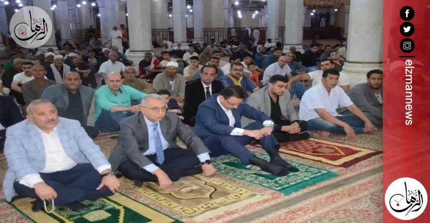 محافظ الغربية يؤدي صلاة الجمعة في مسجد السيد البدوي بأول أيام عيد الأضحى